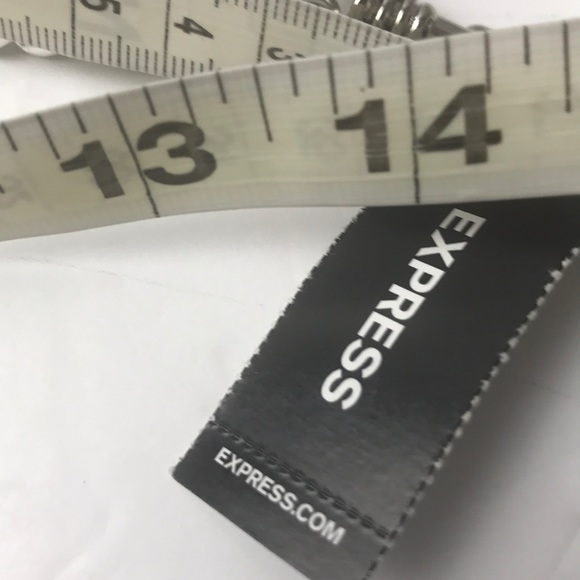 EXPRESS CLUTCH BAG WRISTLET BLACK/SILVER/WHITE NEW - Picture 9 of 11